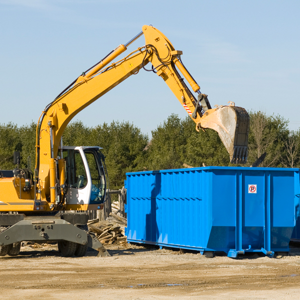 what size residential dumpster rentals are available in Mcgregor